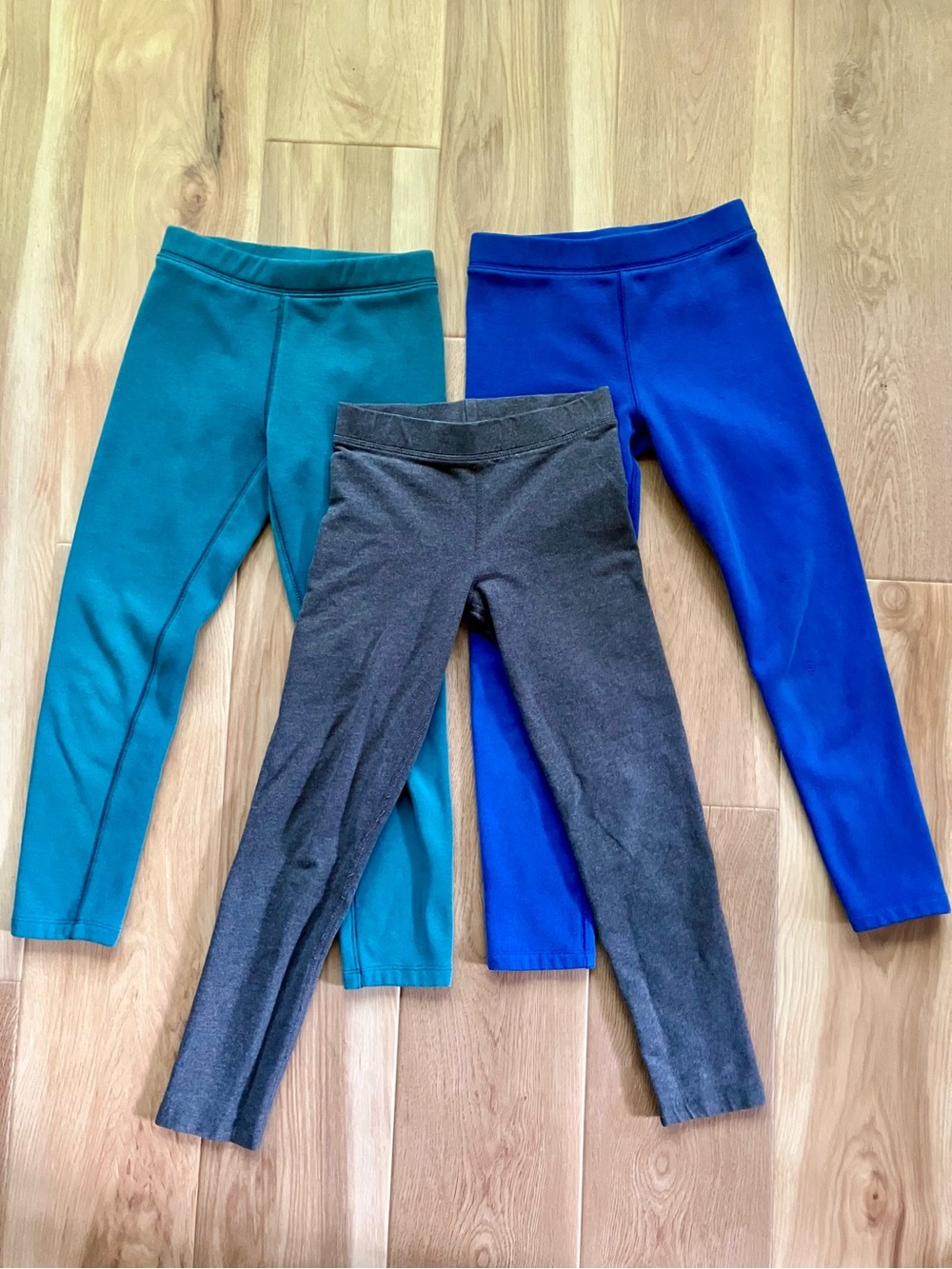 Primary Girls' Leggings 3-Pack fleece lined